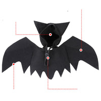 HKM-2948541 Halloween Pet Bat Wings for Cats and Dogs - Soft Felt Cloth Costume, Available in Multiple Sizes