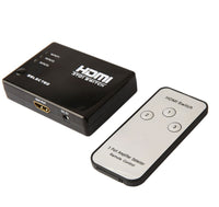 HKM-294931 3-Port HDMI Switch with IR Remote Control for 1080P HD Video and Audio Output