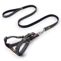 HKM-2953917 Durable Denim Sling Leash with Wear-Resistant Traction - Available in Multiple Colors