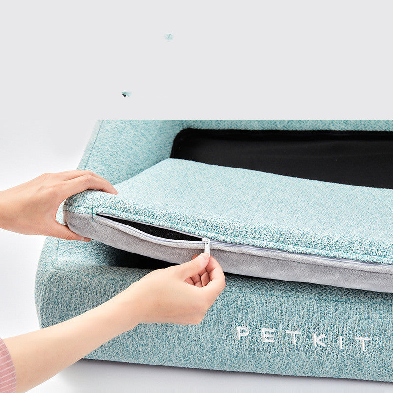 HKM-2954173 Cozy Removable Pet Bed with Washable Cover - Available in Multiple Sizes