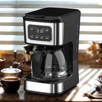 HKM-295443 6-Cup Coffee Maker with Non-Stick Warmer Plate and Clear Water Level Indicator