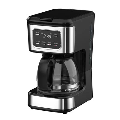 HKM-295443 6-Cup Coffee Maker with Non-Stick Warmer Plate and Clear Water Level Indicator