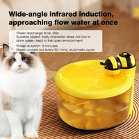 HKM-2955965 Intelligent Induction Wireless Water Dispenser for Cats and Small Dogs, 2.2L Tank