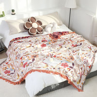 HKM-295699 Pure Cotton Gauze Blanket for Sofa and AC Use, 200x230 cm