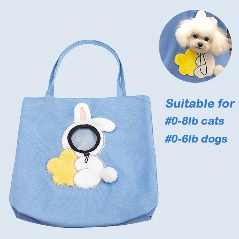 HKM-2957373 Portable Breathable Soft Pet Carrier Bag for Dogs and Cats with Safety Zippers