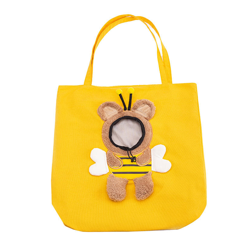 HKM-2957373 Portable Breathable Soft Pet Carrier Bag for Dogs and Cats with Safety Zippers