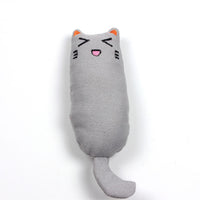 HKM-2959549 Catnip Plush Toy with Cute Facial Expression for Teeth Molar and Scratch Resistance - Canvas Material in Multiple Colors