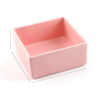HKM-2960061 Creative Multifunctional Porcelain Fruit Dessert Bowl with Bamboo Mat in Various Colors