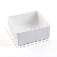 HKM-2960061 Creative Multifunctional Porcelain Fruit Dessert Bowl with Bamboo Mat in Various Colors