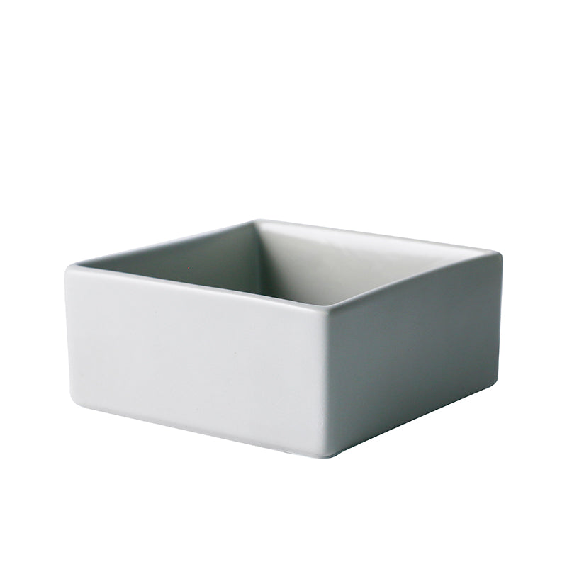 HKM-2960061 Creative Multifunctional Porcelain Fruit Dessert Bowl with Bamboo Mat in Various Colors