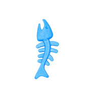 HKM-2960701 Fishbone Shaped Rubber Chew Toy for Dogs - Bite-Resistant Teeth Cleaning and Gum Massage