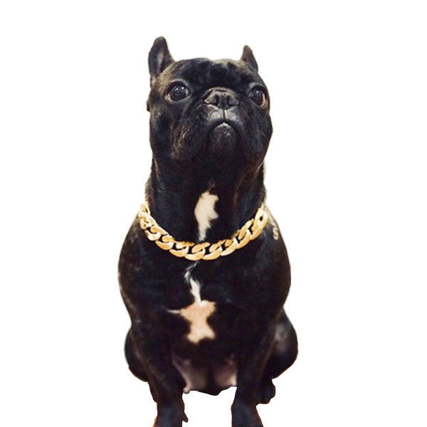 HKM-2961853 Simple Cat Metal Necklace in Gold, Rose Gold, Silver, and Gun Black - 28cm with 7cm Extension - Hip Hop Style
