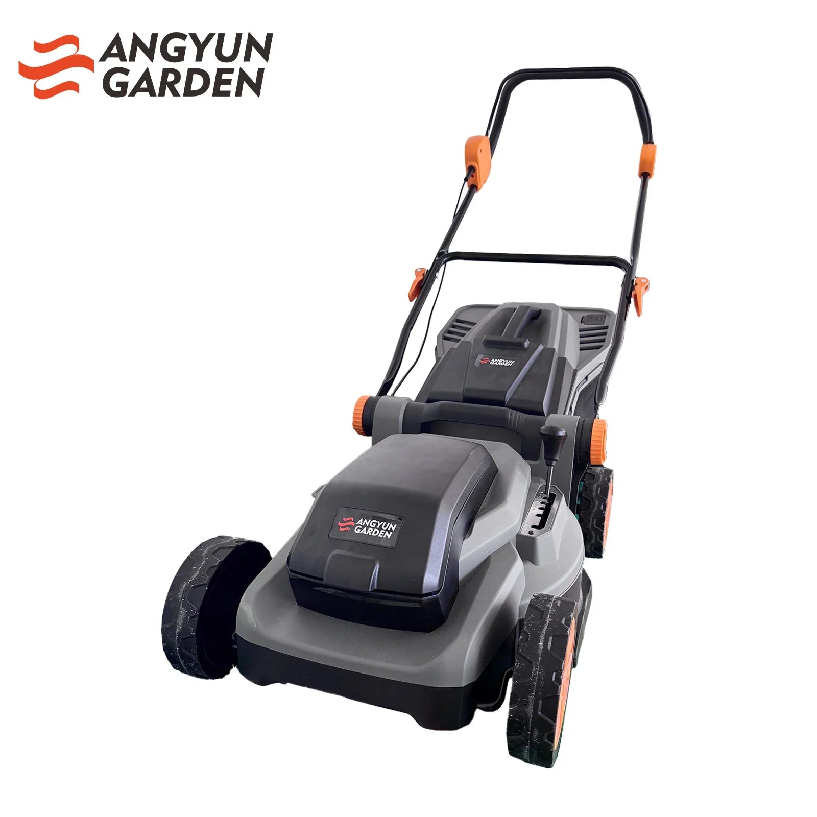 HKM-296211 Self-Propelled 1600W Electric Lawn Mower with Folding Handle and Grass Box