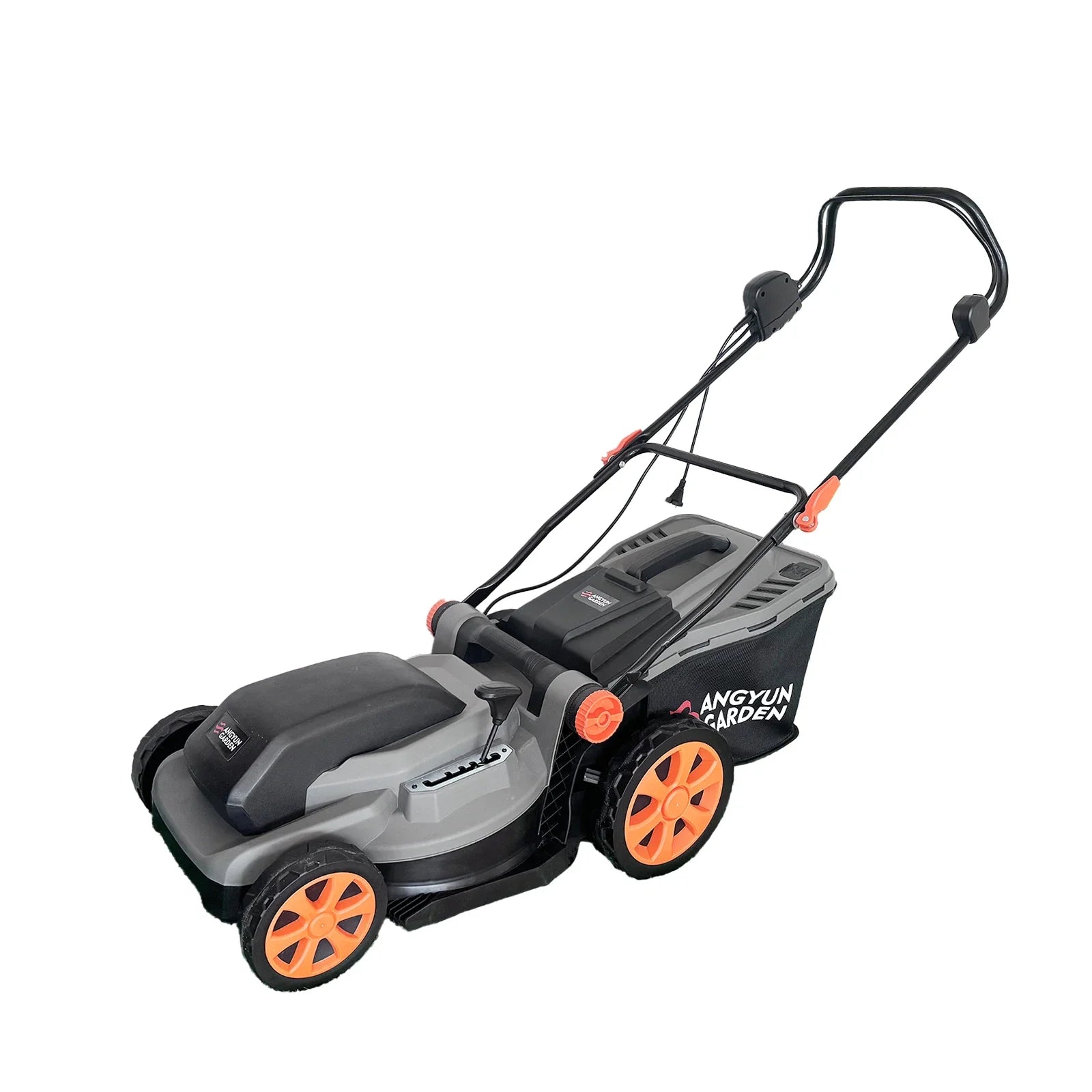 HKM-296211 Self-Propelled 1600W Electric Lawn Mower with Folding Handle and Grass Box