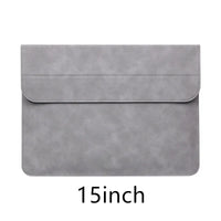 HKM-296403 Luxury PU Leather Laptop Bag Briefcase for 11-15 Inch Devices - Shockproof Design for Macbook, Huawei, Lenovo