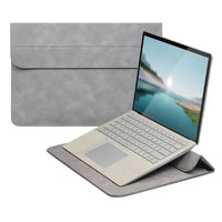 HKM-296403 Luxury PU Leather Laptop Bag Briefcase for 11-15 Inch Devices - Shockproof Design for Macbook, Huawei, Lenovo
