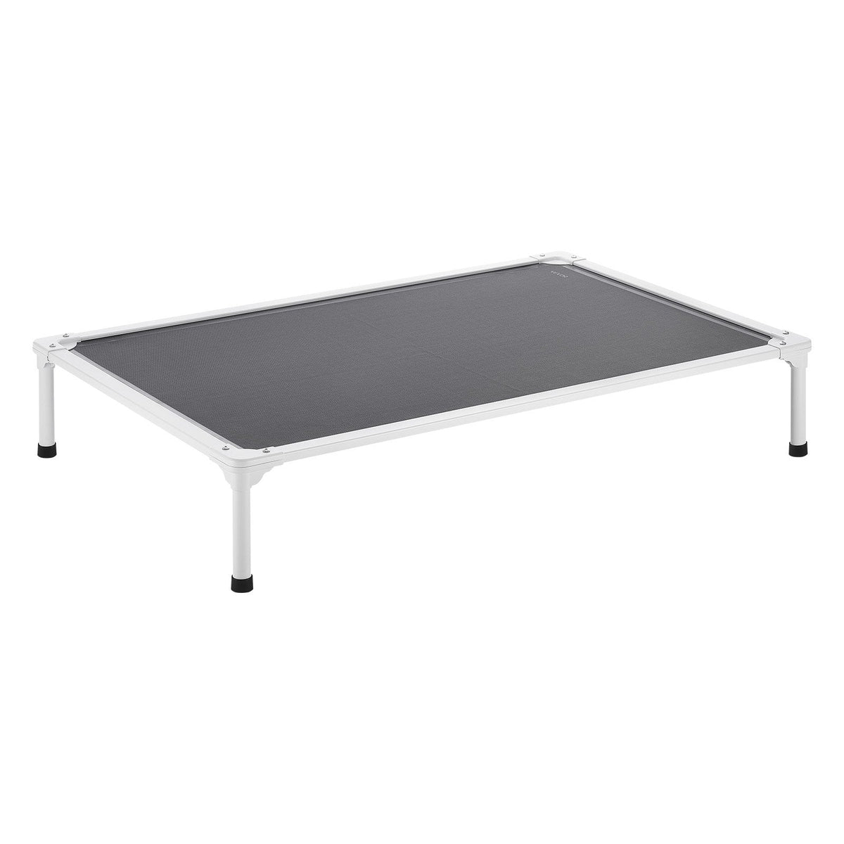 HKM-2964285 Elevated Dog Bed for Large Dogs - Portable Raised Dog Cot with Breathable Teslin Mesh and Aluminum Frame