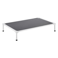 HKM-2964285 Elevated Dog Bed for Large Dogs - Portable Raised Dog Cot with Breathable Teslin Mesh and Aluminum Frame