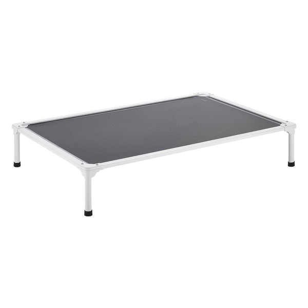 HKM-2964285 Elevated Dog Bed for Large Dogs - Portable Raised Dog Cot with Breathable Teslin Mesh and Aluminum Frame