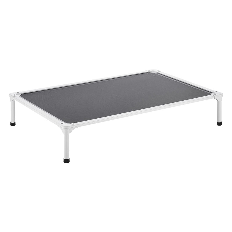 HKM-2964285 Elevated Dog Bed for Large Dogs - Portable Raised Dog Cot with Breathable Teslin Mesh and Aluminum Frame
