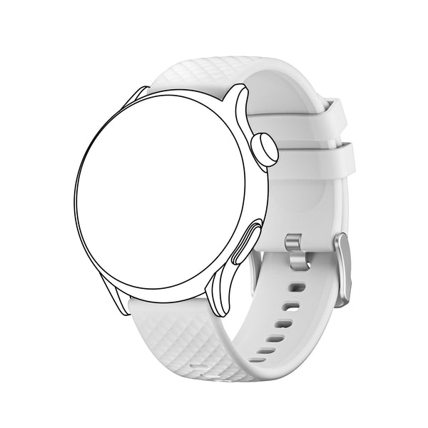 HKM-296531 Premium Soft Silicone Watch Band – 22mm Slim Strap with Quick Release, Durable and Skin-Friendly