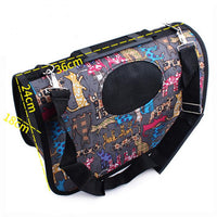 HKM-2967869 Multifunctional Geometric Pattern Pet Carrier Bag - Comfortable, Waterproof, and Easy to Clean