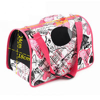 HKM-2967869 Multifunctional Geometric Pattern Pet Carrier Bag - Comfortable, Waterproof, and Easy to Clean