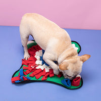 HKM-2968893 Pet Snuffle Mat for Interactive Feeding - For Dogs & Cats, Improves Foraging Skills, Indoor/Outdoor Use, 45x45 cm