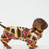 HKM-2970173 Cozy Four-Legged Pet Clothing for Autumn and Winter ¨C Keeps Pets Warm in Red or Blue
