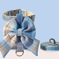 HKM-2971197 Dog Skirt with Leash Set - Soft Cotton Nylon for Small & Medium Pets, Multiple Colors Available