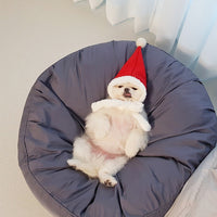 HKM-2971453 Moisture-Proof Dust Resistant High Elastic Removable Washable Large Round Pet Bed