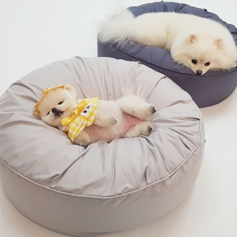HKM-2971453 Moisture-Proof Dust Resistant High Elastic Removable Washable Large Round Pet Bed