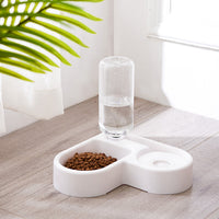 HKM-2971581 Dual-Use Cat and Dog Bowl with Non-Wet Mouth Design - Available in Pink, Blue, and White