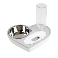 HKM-2971581 Dual-Use Cat and Dog Bowl with Non-Wet Mouth Design - Available in Pink, Blue, and White