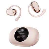 HKM-297171 Wireless Noise Cancelling Earbuds with LED Display and Bluetooth 5.4 Chipset