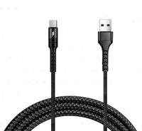 HKM-297235 Multi-Function USB Data Cable with Nylon Braid and TPE Cover - Customizable Colors Available