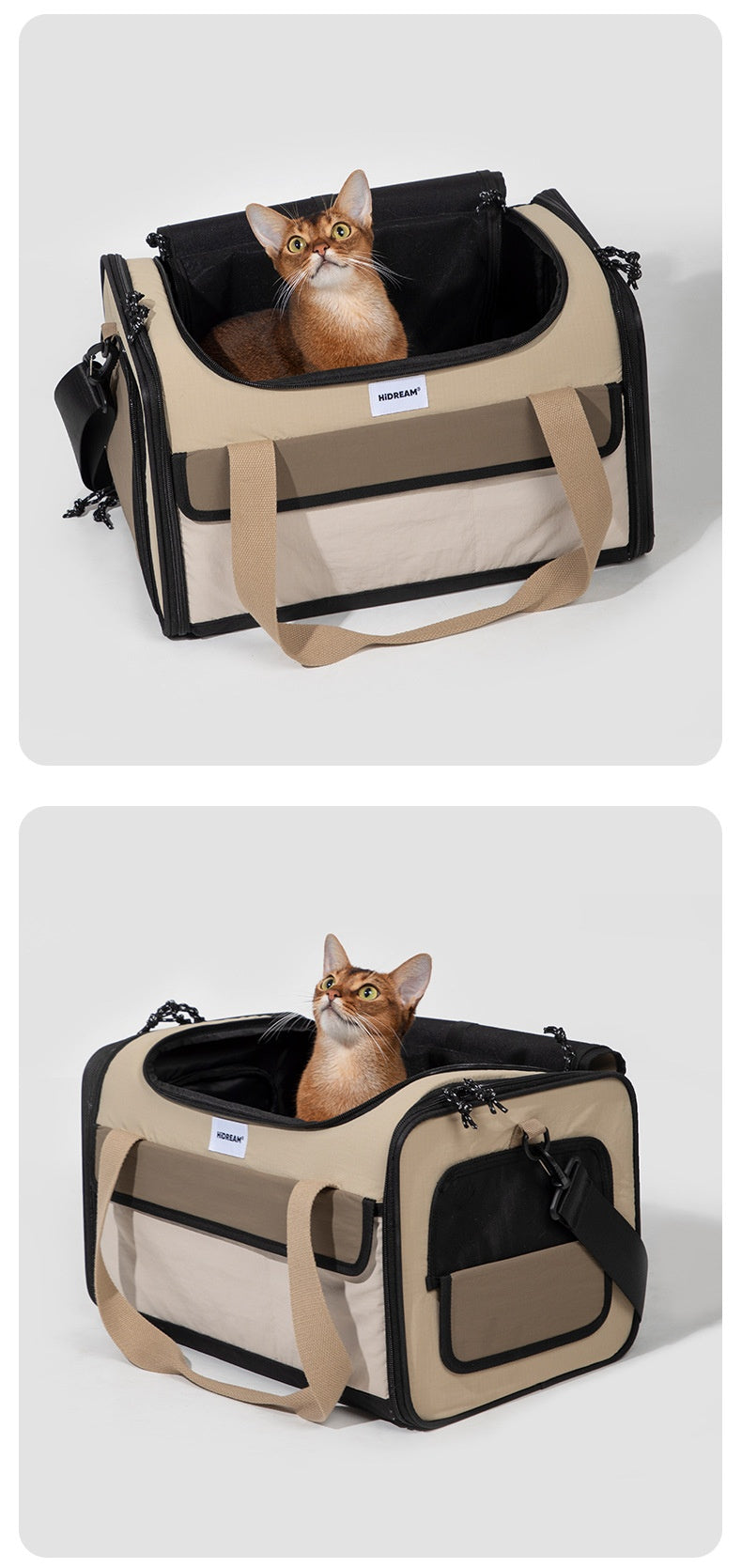 HKM-2973629 Portable Cat Bag - One-Shoulder Crossbody in Maroon, Durable Nylon Material