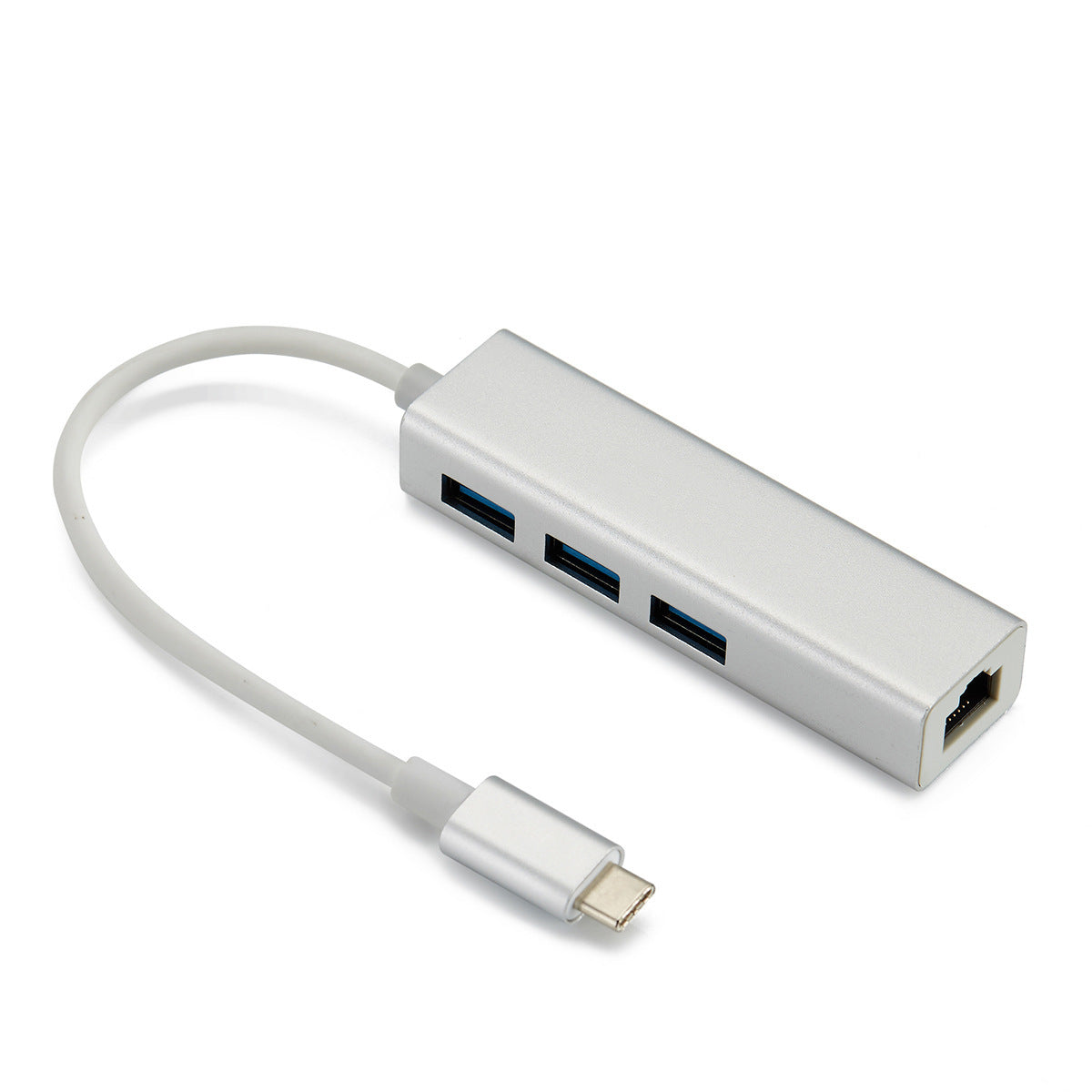 HKM-297363 4-in-1 USB 3.1 Docking Station with 100M Wired Network Card - Ethernet RJ-45 Connectivity