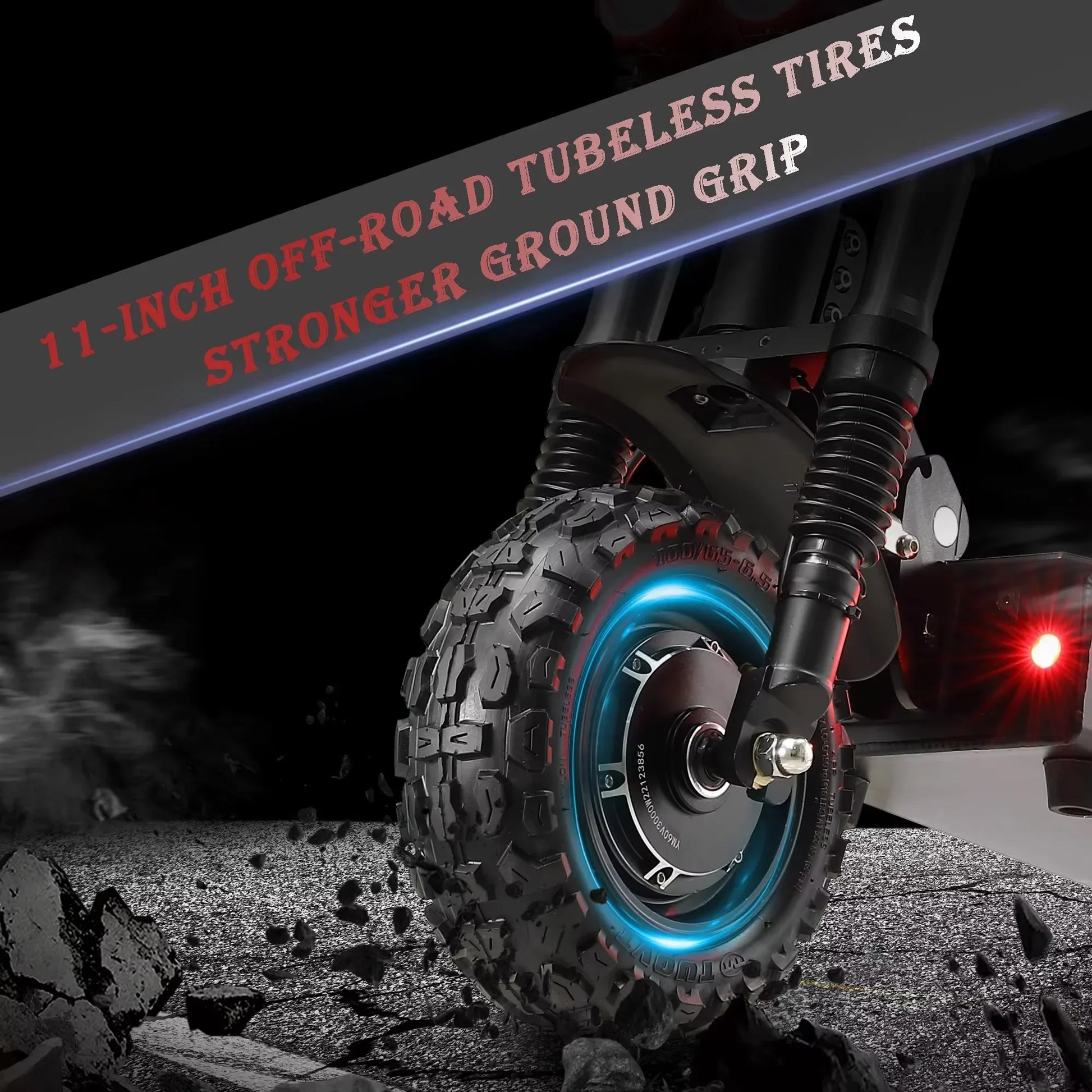 HKM-297363 6000W Dual Motor Electric Scooter with Seat, 72V, 110km Range, 85km/h Speed, Full Suspension, Off-Road Capability