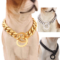 HKM-2974013 Stainless Steel Coarse Traction Chain for Dogs ¨C Various Sizes and Colors Available