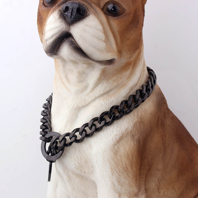 HKM-2974013 Stainless Steel Coarse Traction Chain for Dogs ¨C Various Sizes and Colors Available