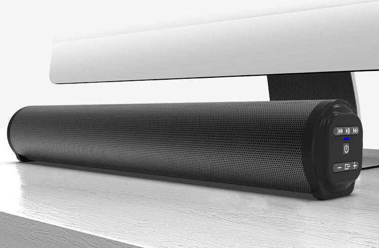 HKM-297491 Cylindrical Portable Bluetooth Speaker with Radio Function and 8 Hours Playtime