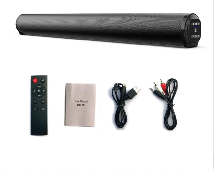 HKM-297491 Cylindrical Portable Bluetooth Speaker with Radio Function and 8 Hours Playtime