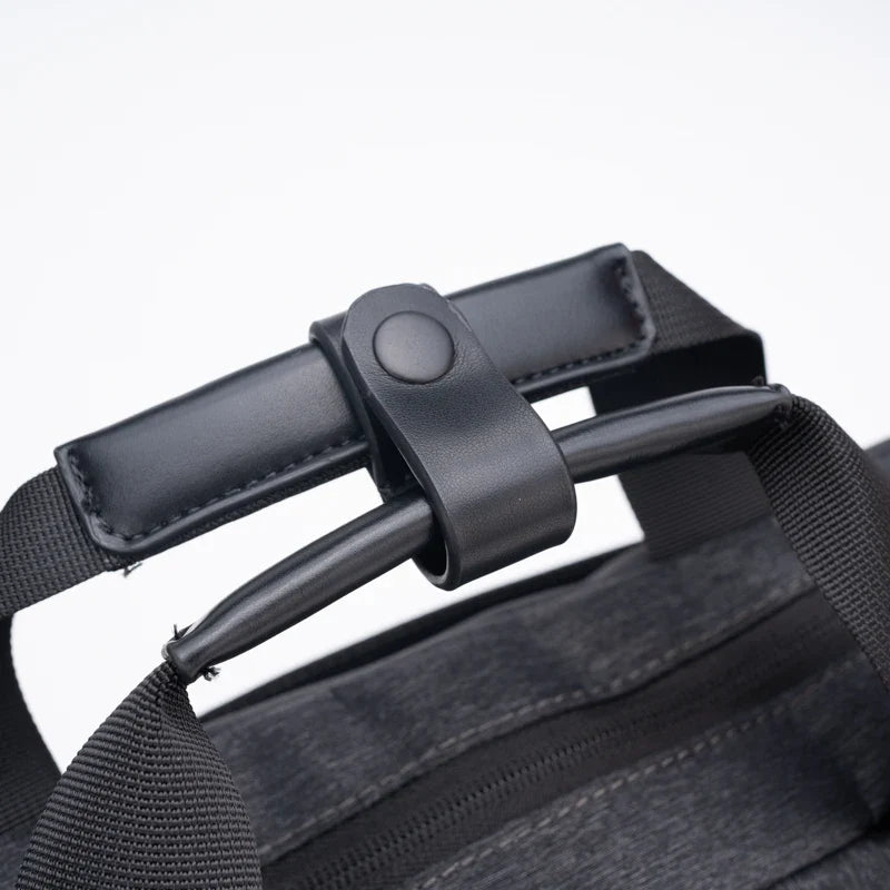 HKM-297555 Micro Leather Laptop Briefcase for Men - Stylish Office Handbag with Customized Logo