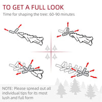 HKM-297619 Large 9ft Star-Shaped Artificial Christmas Tree with Metal Base for Outdoor Parties