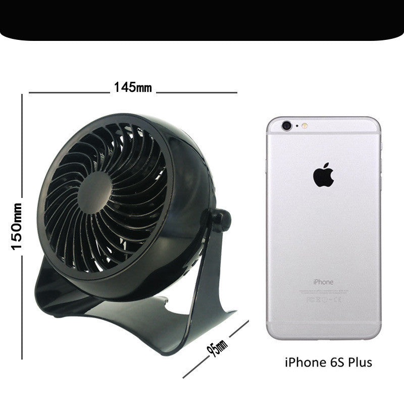 HKM-297683 Compact 4-Inch Mini Desktop Fan with Brushless Motor, USB Powered, Low Noise and Long-Lasting Performance