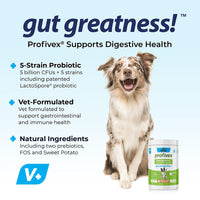 HKM-2977213 Probiotics Chews for Pets - Supports Digestive Health for Dogs, Promotes Healthy Gut Function