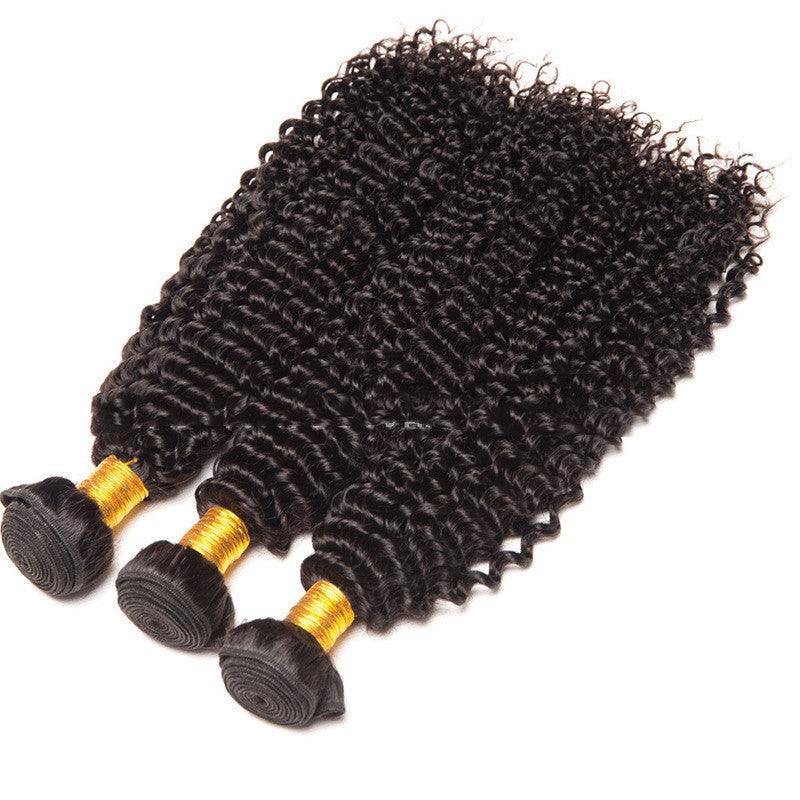 HKM-297747 Real Human Hair Curly Extensions - Long Fashionable Wig in Various Lengths
