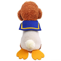 HKM-2977725 Warm and Cozy Plush Duck Vest for Dogs - Cute Design, Multiple Sizes Available