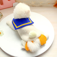 HKM-2977725 Warm and Cozy Plush Duck Vest for Dogs - Cute Design, Multiple Sizes Available
